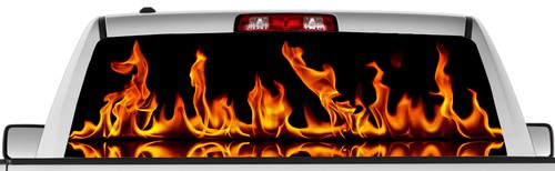 Rear window graphic - , view