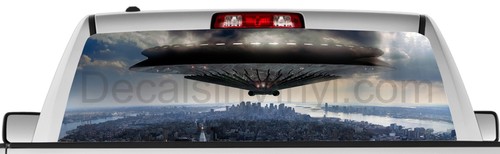 Rear window graphic - , thru