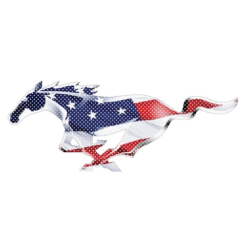Mustang usa flag 3m - mustang,