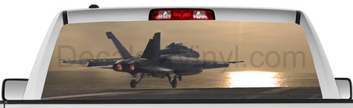 Rear window graphic view thru